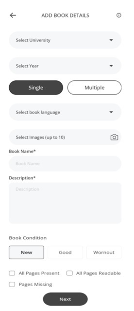 Add Book in College Category