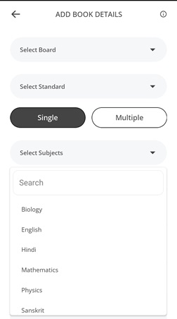 Select the Subject of the Book