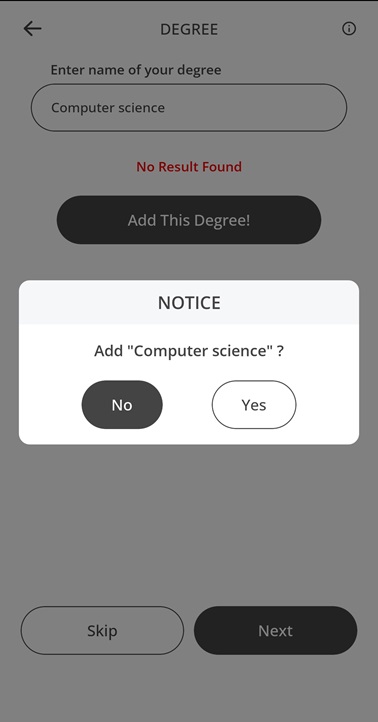 Add Your Degree