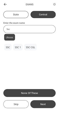 Select Central Exam