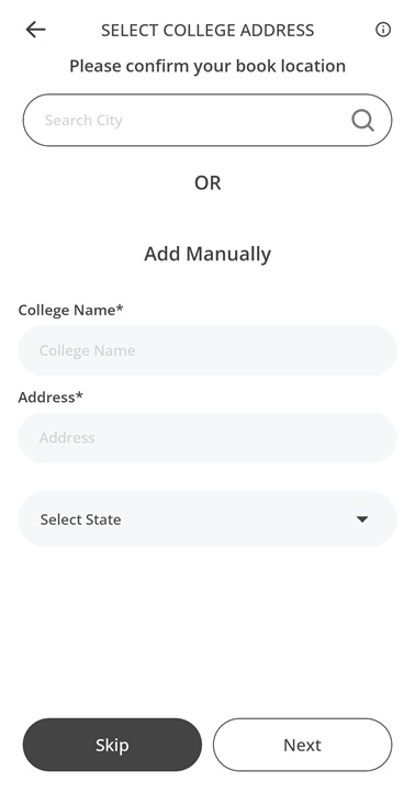 Add Book Address