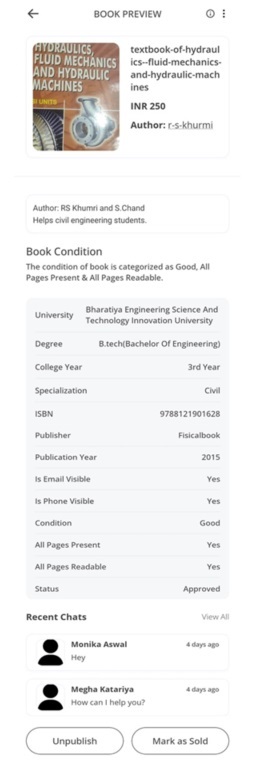 Update Books Details